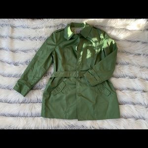 Green coat
